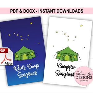 Camp Songbook for LDS Girls Camp / Young Women Camp / Other Youth Camps ...