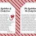 Symbolism of the Candy Cane Poem Gift Tags &amp; Bookmarks Christmas PDF ...