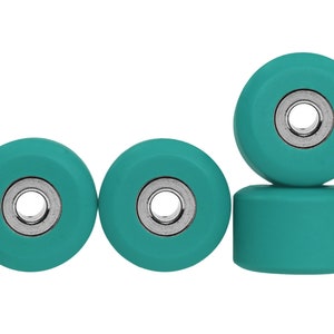 Apex New Street-vingerplankwielen - 71D urethaan - Ultraspin-lagers - "Teak Teal"