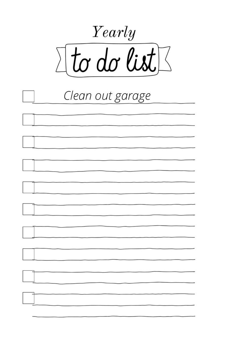Cleaning Planner, to Do Lists, Weekly Planner, Daily Planner, Spring