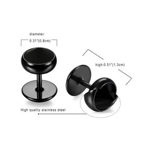 Barbell Round Stud for Men