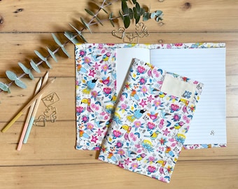 Environmentally friendly school book covers - floral design