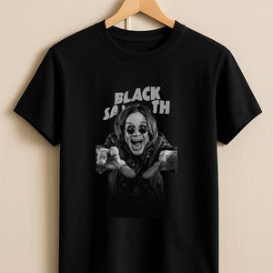 Black Sabbath T-Shirt – Ozzy Osbourne Vintage Rock Band Tee, Heavy Metal Shirt