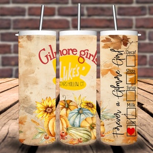 Gilmore Girls Glitter Tumbler – Coffee And Glitter Mom