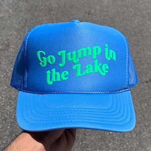 Custom Puff Print Trucker Hat, Friend Gifts, Vacations, Trips, Bachelorette Party, Viral, Gen Z image 11
