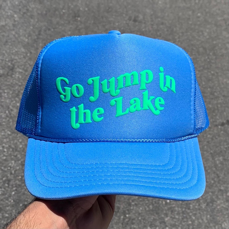 Custom Puff Print Trucker Hat, Friend Gifts, Vacations, Trips, Bachelorette Party, Viral, Gen Z image 11