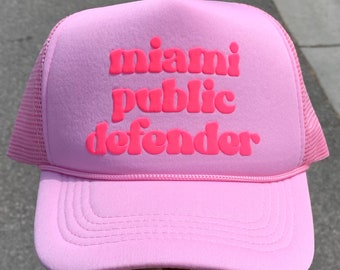 Custom Puff Print Trucker Hat, Custom Foam Trucker Hat