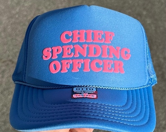 Custom Puff Print Trucker Hat, 3D, Personalized Foam Hat, Mesh Back, Cap