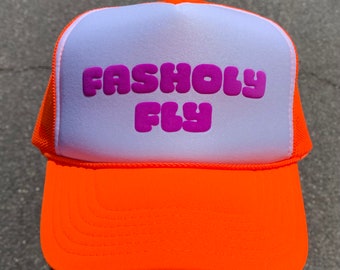 Custom Puff Print Trucker Hat, Custom Foam Trucker Hat