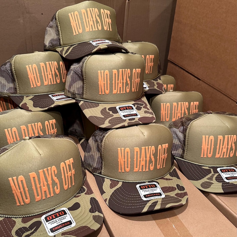 Custom Puff Print Trucker Hat, 3D, Personalized Foam Hat, Mesh Back, Cap image 13