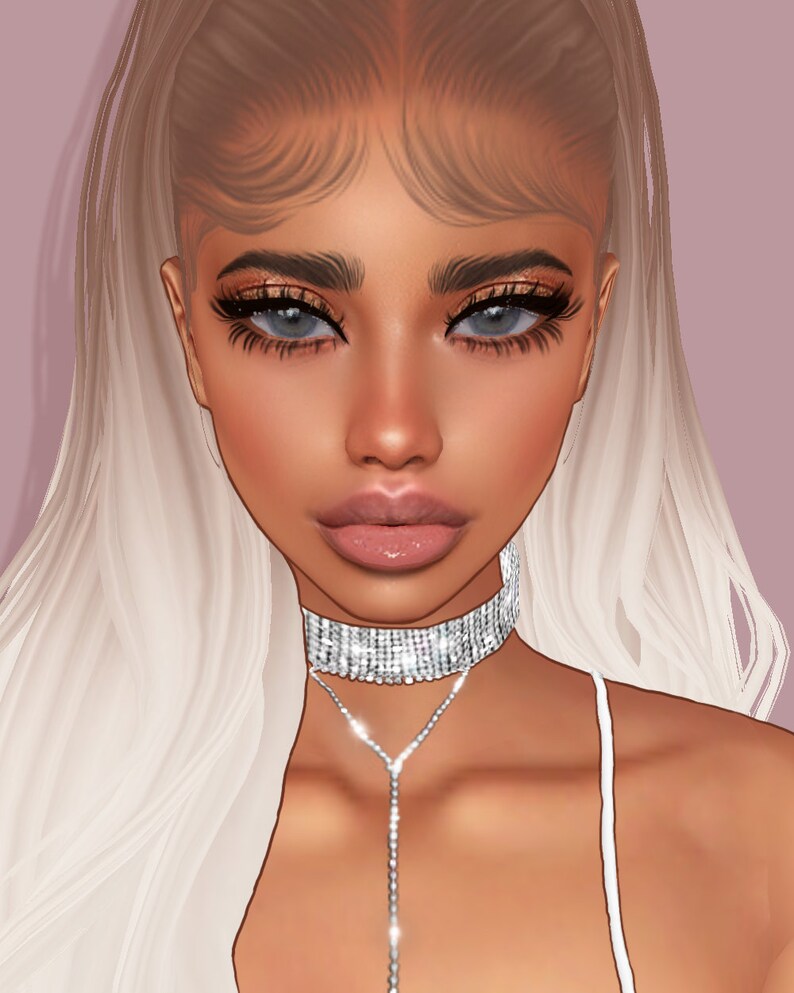 IMVU Brows Babe Texture, Opacity Map, Files, CHKN Project, Digital