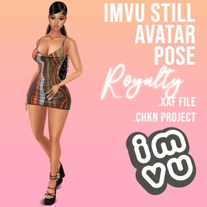 IMVU Still Avatar - Royalty | .XAF format with instant import .CHKN project for creators! Free to leave it as derivable in your shop 3D file