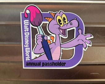 Disney 1990 WDW Journey Into Imagination Figment Face Epcot Center
