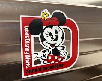 2023 Walt Disney World "Minnie Mouse" Annual Passholder Magnet
