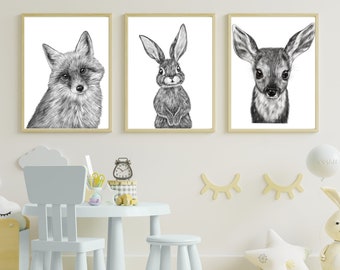 Nursery Animal Drawing Download