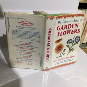 Betrachterbuch der Gartenblumen 1.Auflage 1957