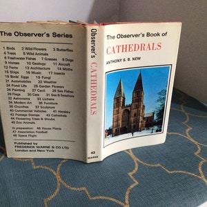 Observers book of cathedrals 1st edition 1972