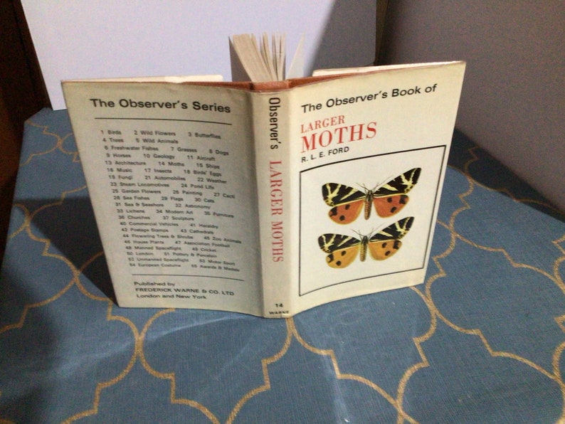 Observers book of larger moths 1974 image 1