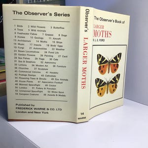 Libro de observadores de polillas grandes 1974