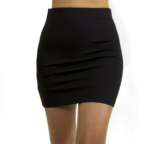 Black Faux Leather High Waisted Pencil Mini Skirt Bodycon - Etsy