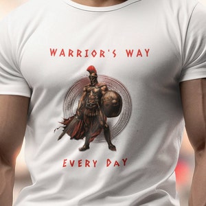 Warrior&#39;s Way Every Day Gym T-Shirt | Fitness Apparel, Workout Clothes, Gymwear, Training Shirt, Gift for Gym Lovers