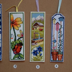 Cross Stitch Bookmarks, New Complete  (5 patterns)