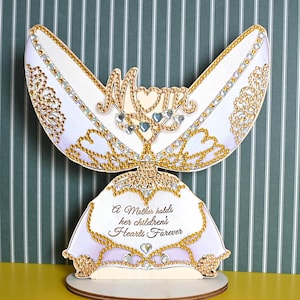Great Mom Award, Completed Diamond Art, Acrylic Crystal Painting Desktop Decoration, Giving Gifts to Mom, wife or yourself