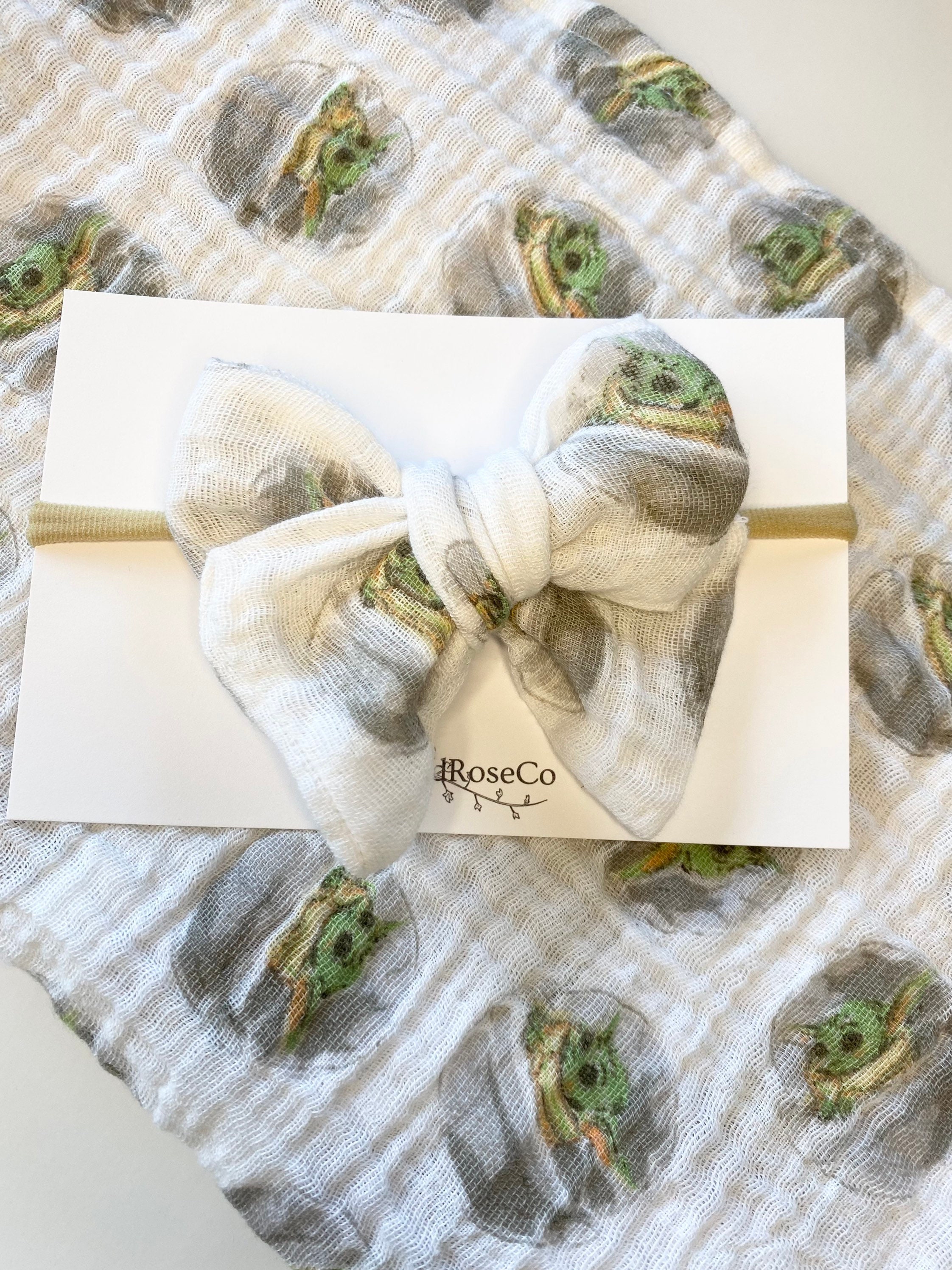 Baby Yoda Swaddle Blanket Starwars Muslin Swaddle Blanket Etsy