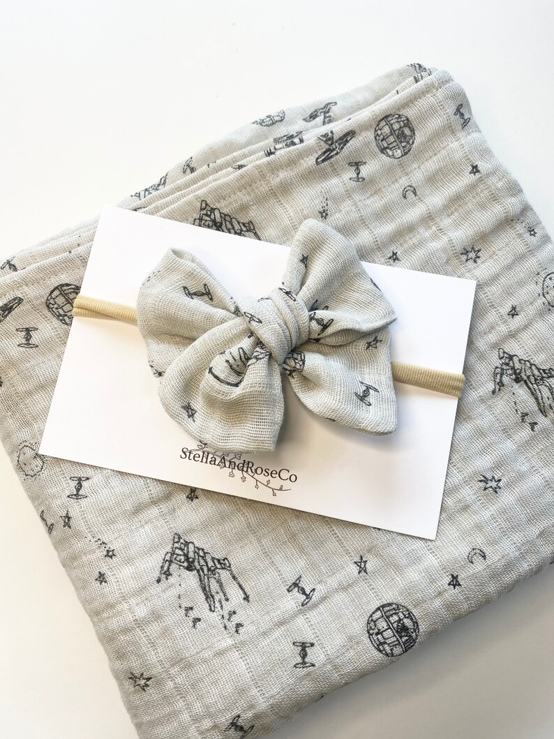 Starwars Muslin Swaddle Blanket Disney Swaddle Blanket Etsy