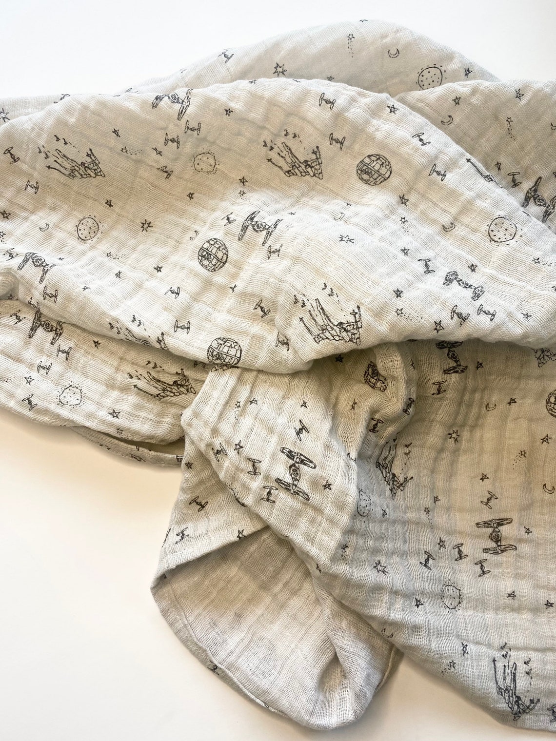 Starwars Muslin Swaddle Blanket Disney Swaddle Blanket Etsy