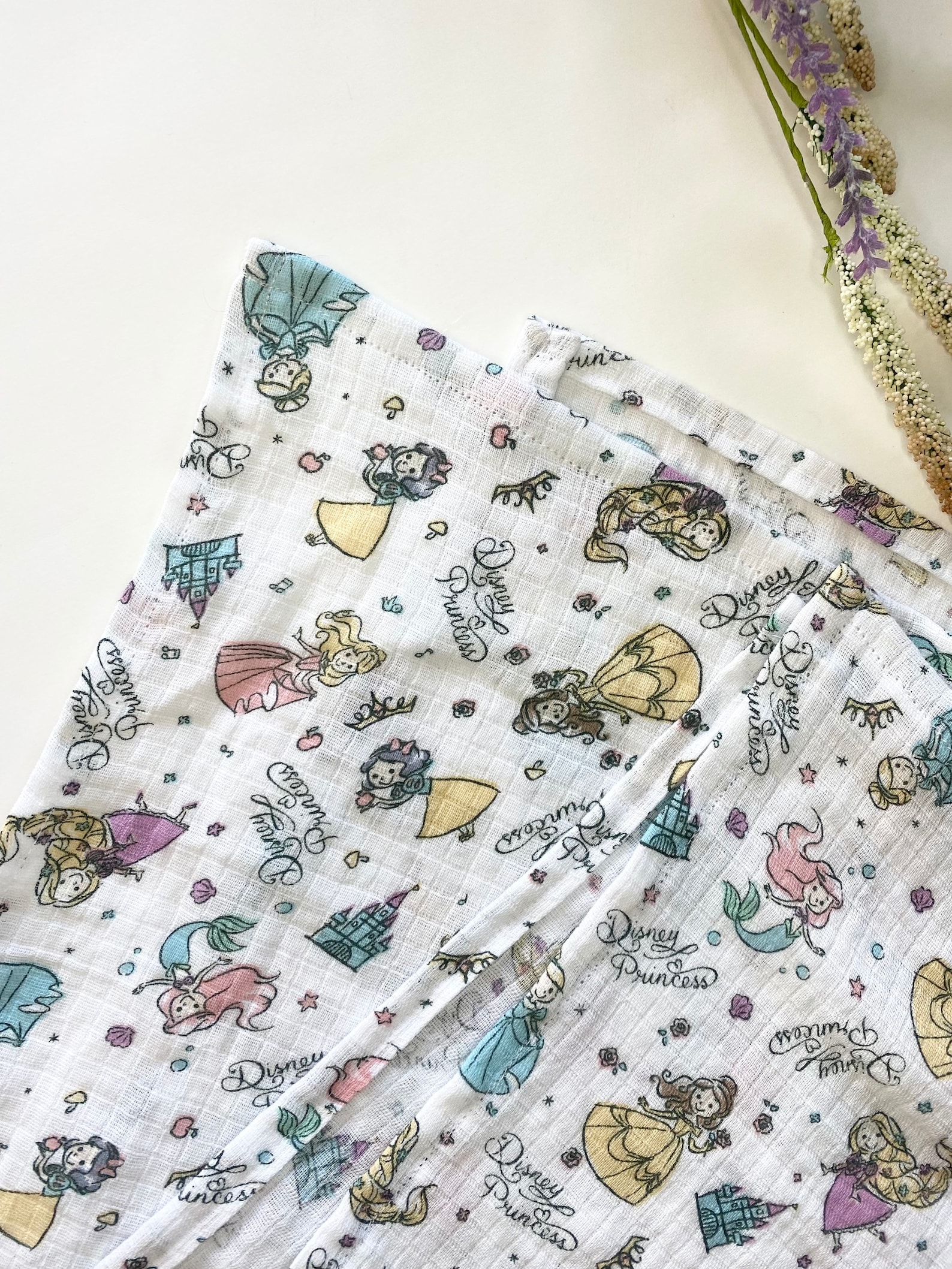 Disney Princess Swaddle Disney Swaddle Disney Muslin Swaddle Etsy