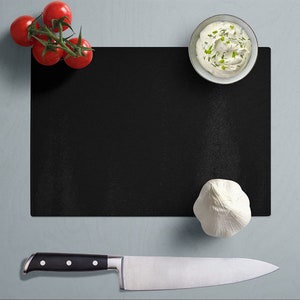 Satin Stainless Steel Folded Edge Worktop Saver Counter Protector Chopping  Board
