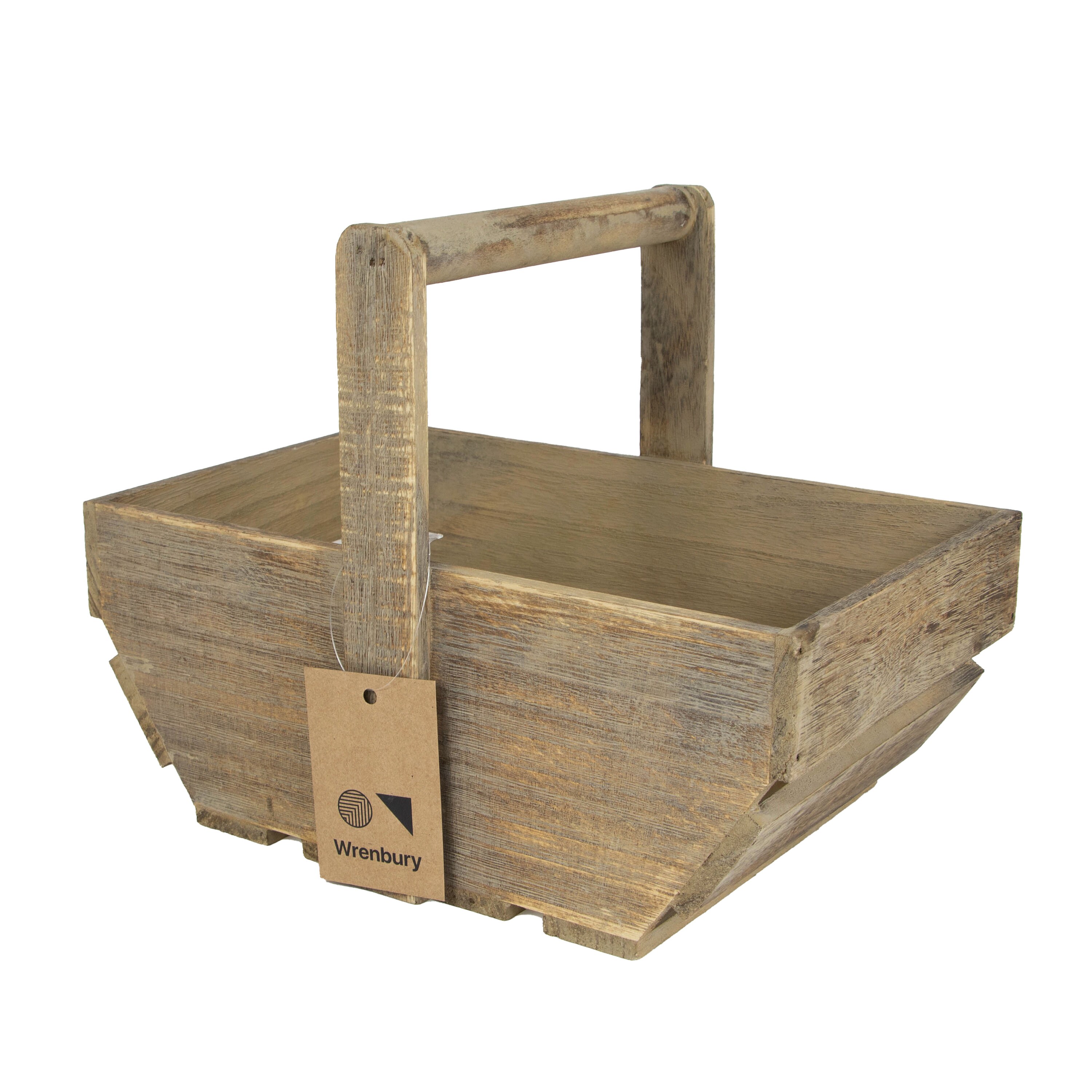 Oak Effect Garden Trug Basket Veg Trug Wooden Vegetable Etsy UK