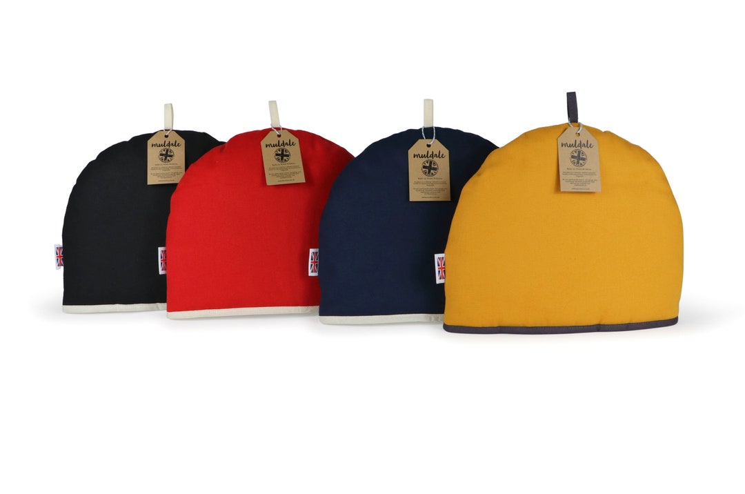 Tea Cosy for Teapot, Made in Britain, Various Colours 100 Cotton Extra