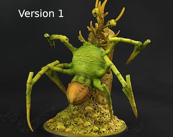 Jungle Tarantula 2 Versions | 3d Printed Miniature for Painting, Tabletop Game, DnD, Pathfinder | Tomb of Annihilation | PrintYourMonsters