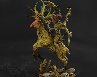 Dark Tree Man Champion | 3d Printed Miniature for Painting, Tabletop Game, DnD, Pathfinder, Zombicide | PrintYourMonsters