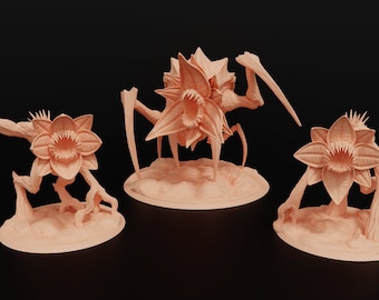 Carnivorous Shambling Mounds and Tendriculous | 3d Printed Miniature for Painting, Tabletop Game, DnD, Pathfinder | Clynche