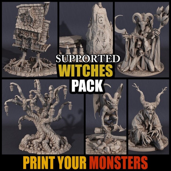 Sorcières | Figurine Bundle | PrintYourMonsters