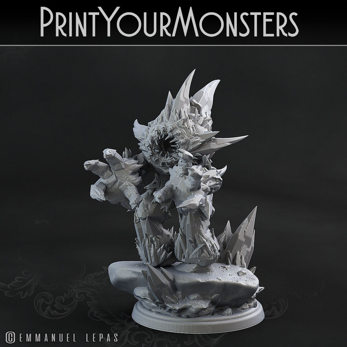Iceheart Lamproid 5 Versions | 3d Printed Miniature for Painting ...