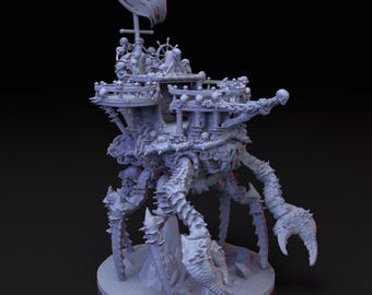 Nieumarły Pirat Krab | Figurka drukowana w 3D do malowania, odgrywania ról, D&D, Pathfinder, Zombicide | PrintYourMonsters