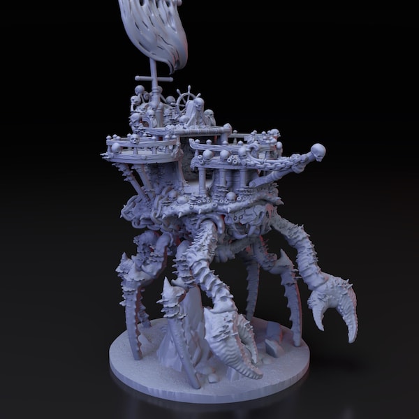 Figurine Ghamak - Mort-vivant Pirate Géant Golem - Neuve