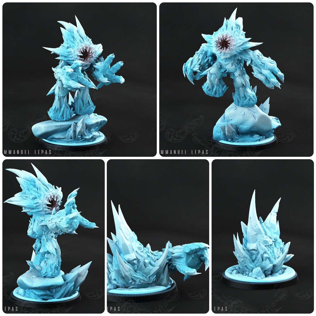 Iceheart Lamproid 5 Versions | 3d Printed Miniature for Painting ...
