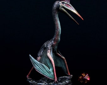 Quetzalcoatlus | 3d Printed Miniature for Painting, Tabletop Game, DnD, Pathfinder | Dinosaur 75mm | Tomb of Annihilation | Clynche