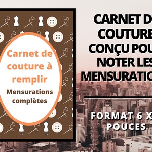 Cuaderno de costura especial: 80 páginas para anotar tus medidas y crear tus patrones
