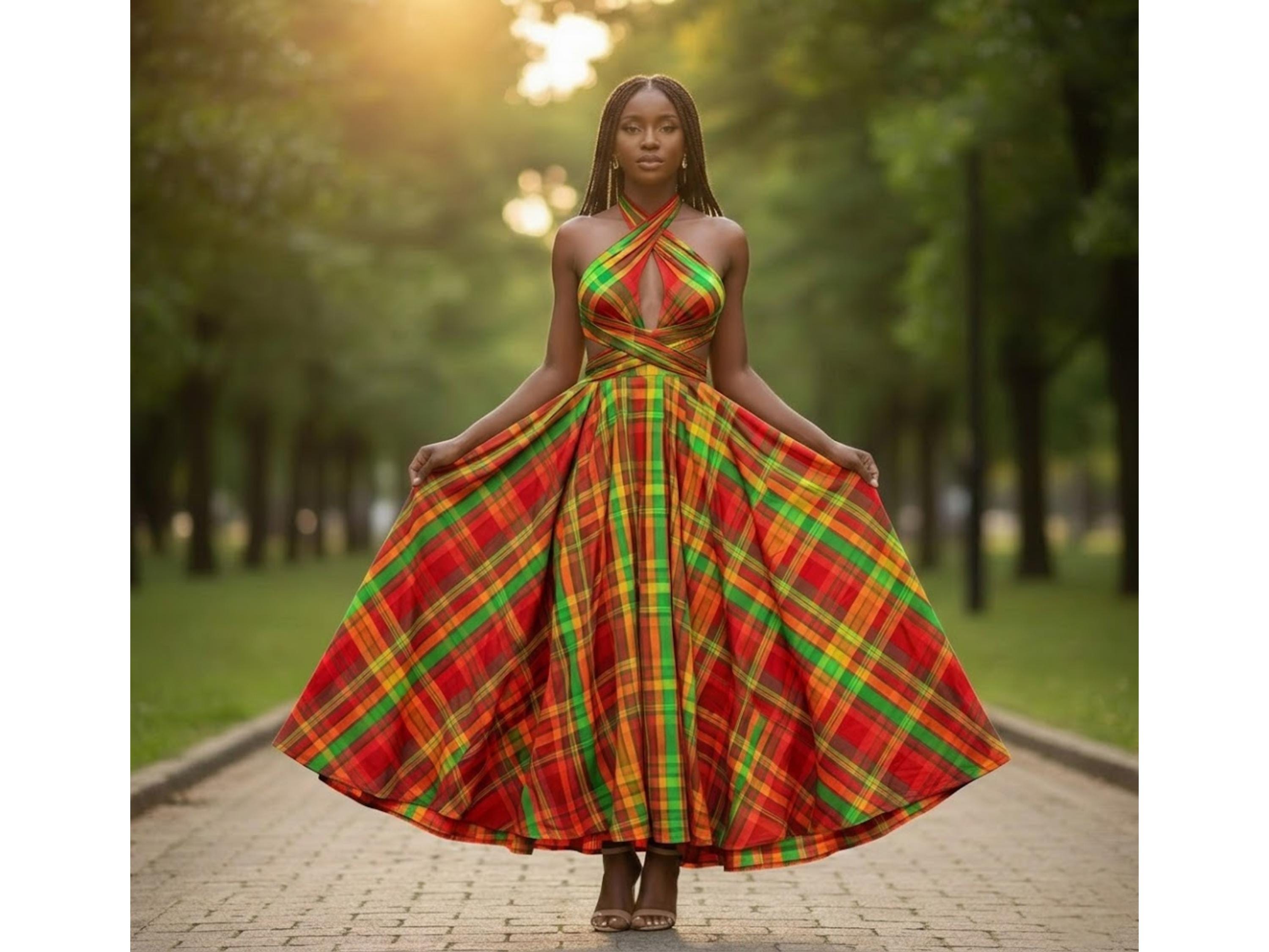 Madras Dress - Etsy Madras Dress - Etsy