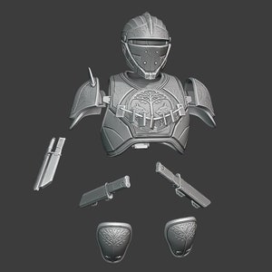 STL d&#39;armure de ninja de l&#39;espace Iron Companion pour impression 3D