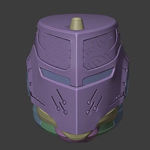 Iron companion space soldier helmet STL for 3d printing