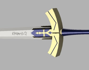 fate series inspired Excalibur STL for 3d printing