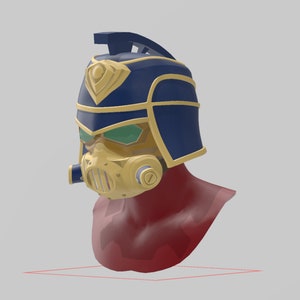 LOL arcane enforcer helmet and mask armour STL file for 3D printing