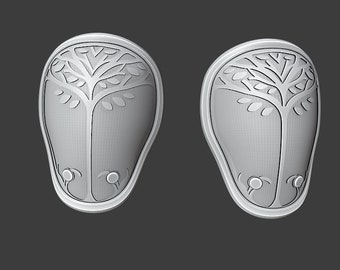Iron Companion Space Ninja Knieschoner STL für den 3D Druck